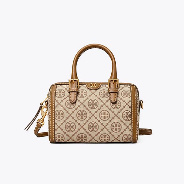 Tory Burch T Monogram 緹花波士頓包手提包