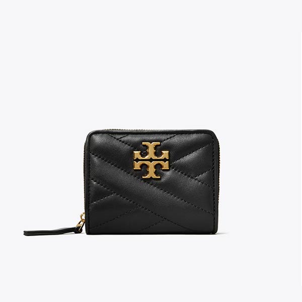 Tory Burch Kira 小號羊皮絎縫短夾